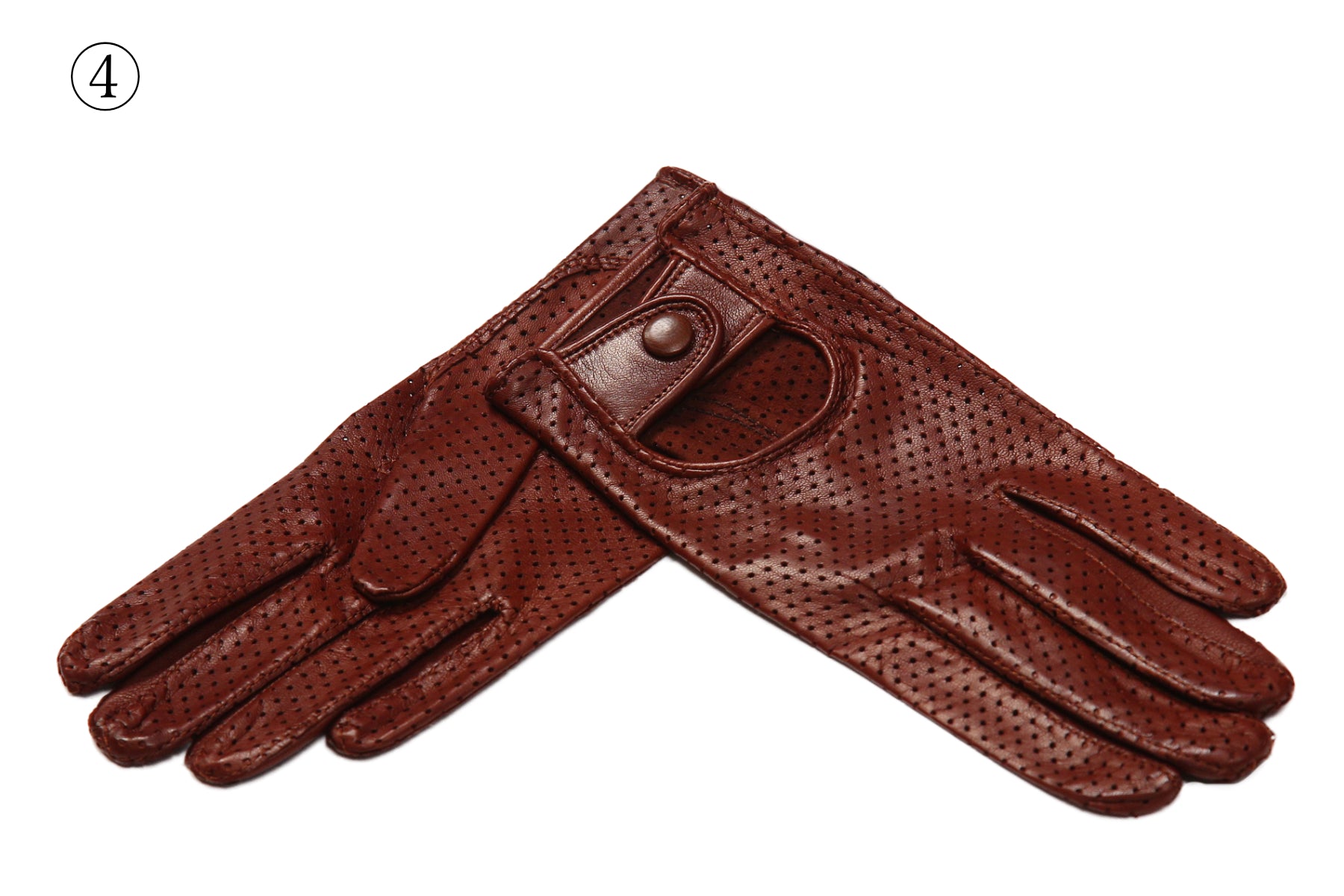 メローラ ディア 指貫 コルク色メッシュ ドライビンググローブ MEROLA