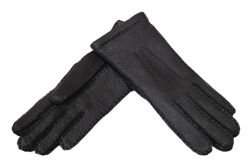 レディース手袋◇ペッカリー◇ブラック/NERO《カシミヤ》 – Merola