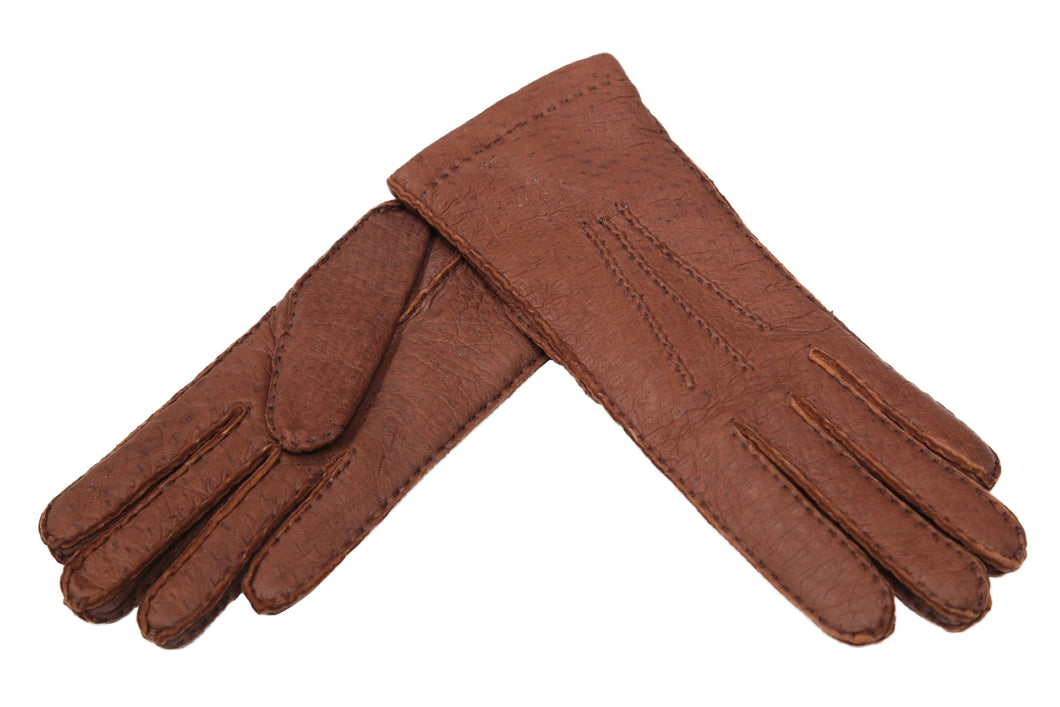 レディース手袋◇ペッカリー◇ブラウン/TERRA《カシミヤ》 – Merola