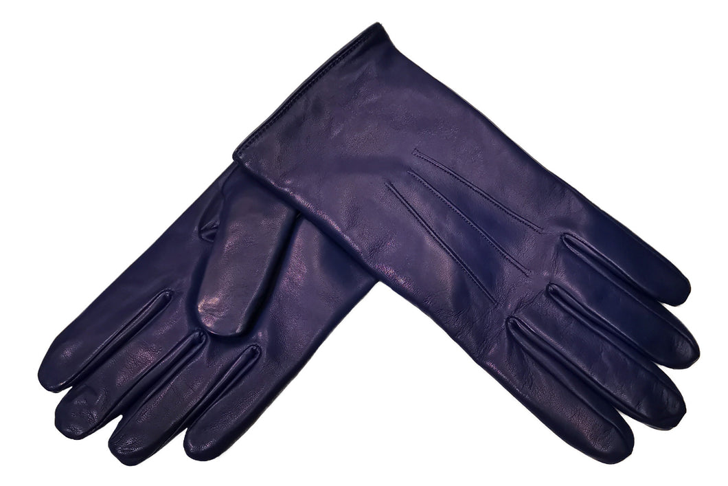 ラスト1点！】メンズ手袋◇ナパレザー◇ブルー/BLUE《カシミヤ 》 – Merola