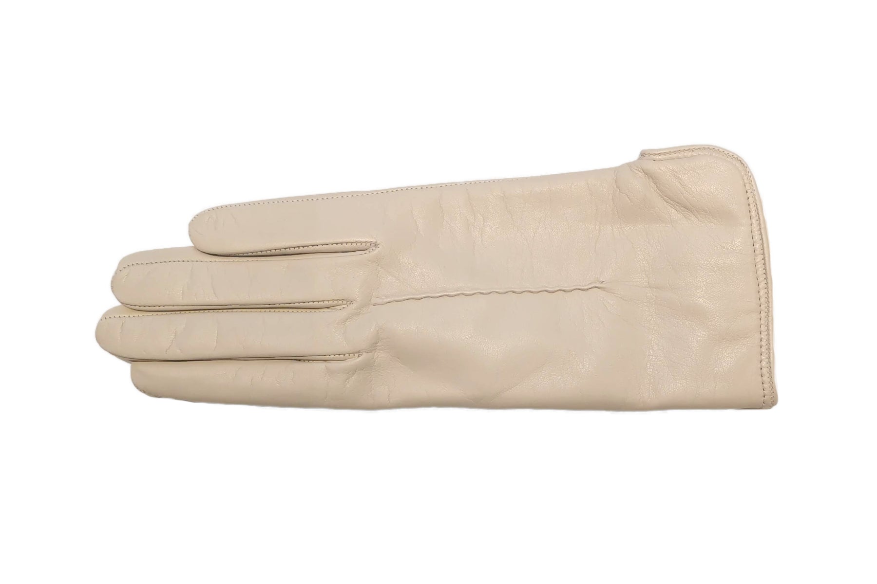 レディース手袋◇ナパレザー◇ オフホワイト/AVORIO《カシミヤ》 – Merola