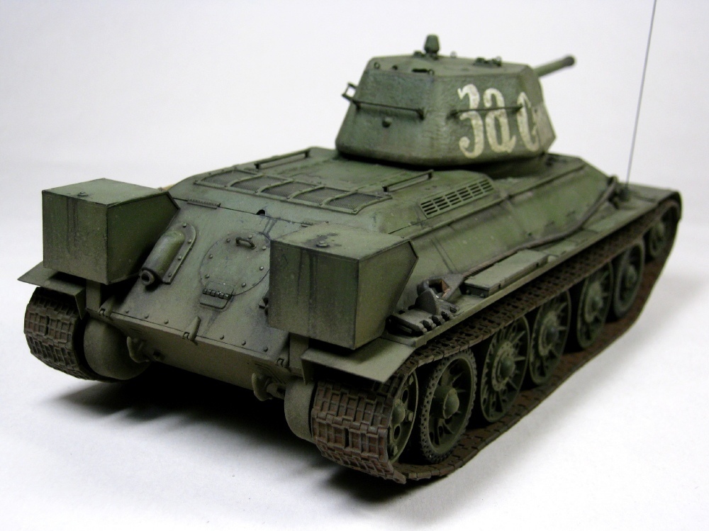 ICM/ドイツレベル 1/35 T-34/76 1942年型 完成写真: METEOR.スケール