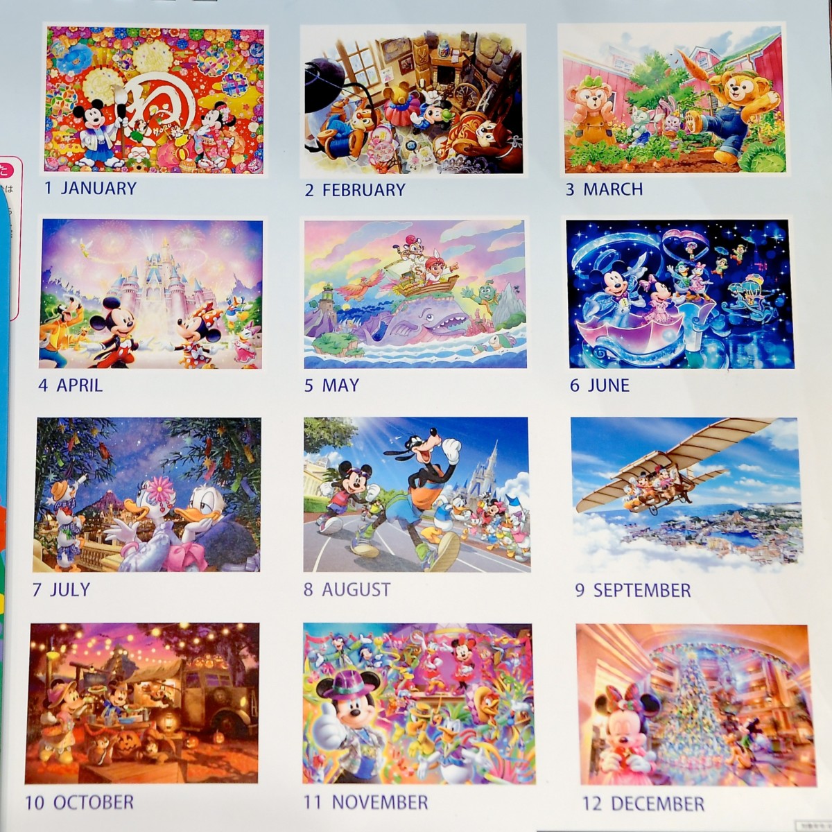2020年用！東京ディズニーランド カレンダー&スケジュール帳（手帳） -