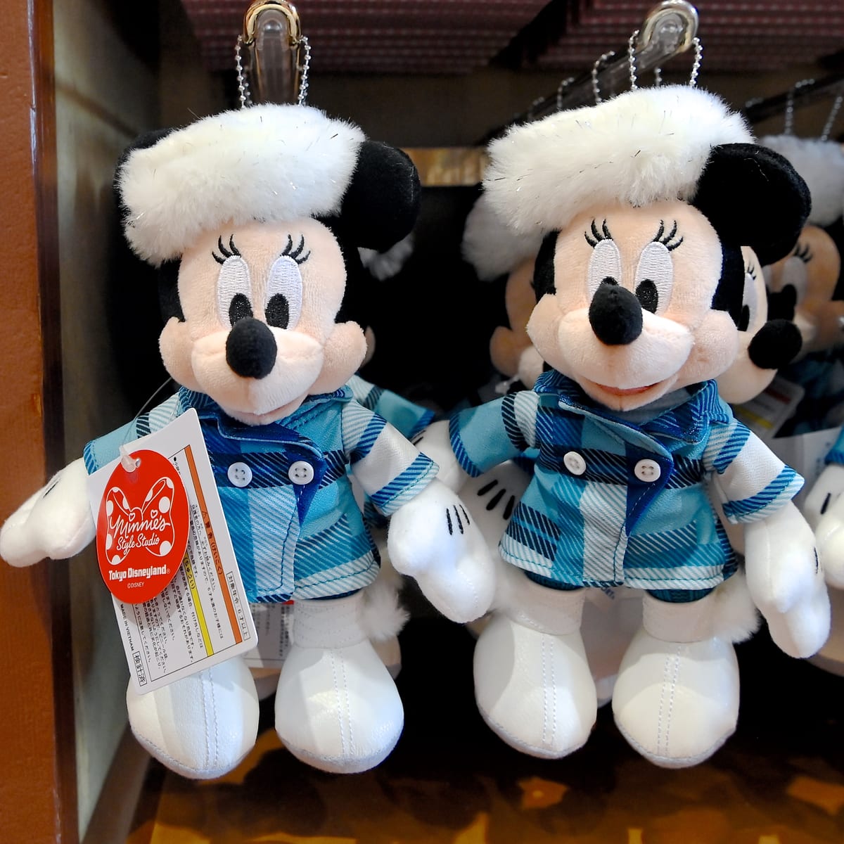 ディズニー ミニーのスタイルスタジオ ぬいぐるみバッジ 春夏秋冬