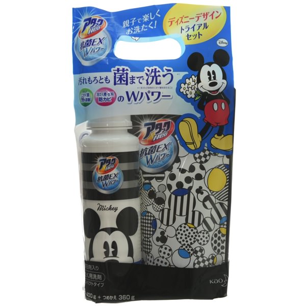 期間限定ディズニーデザイントライアルセット☆花王アタックNeo洗濯洗剤 -