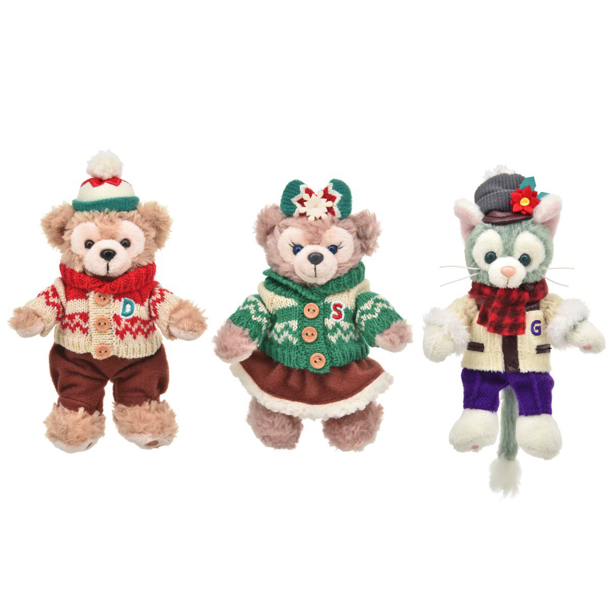ダッフィーぬいば クリスマス 2015 3体セット 【公式通販】