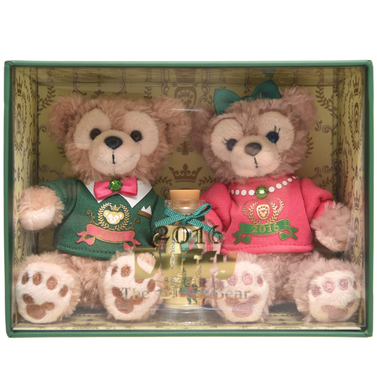 2016年は緑とピンクのコスチューム☆ダッフィーコレクションドールセット -