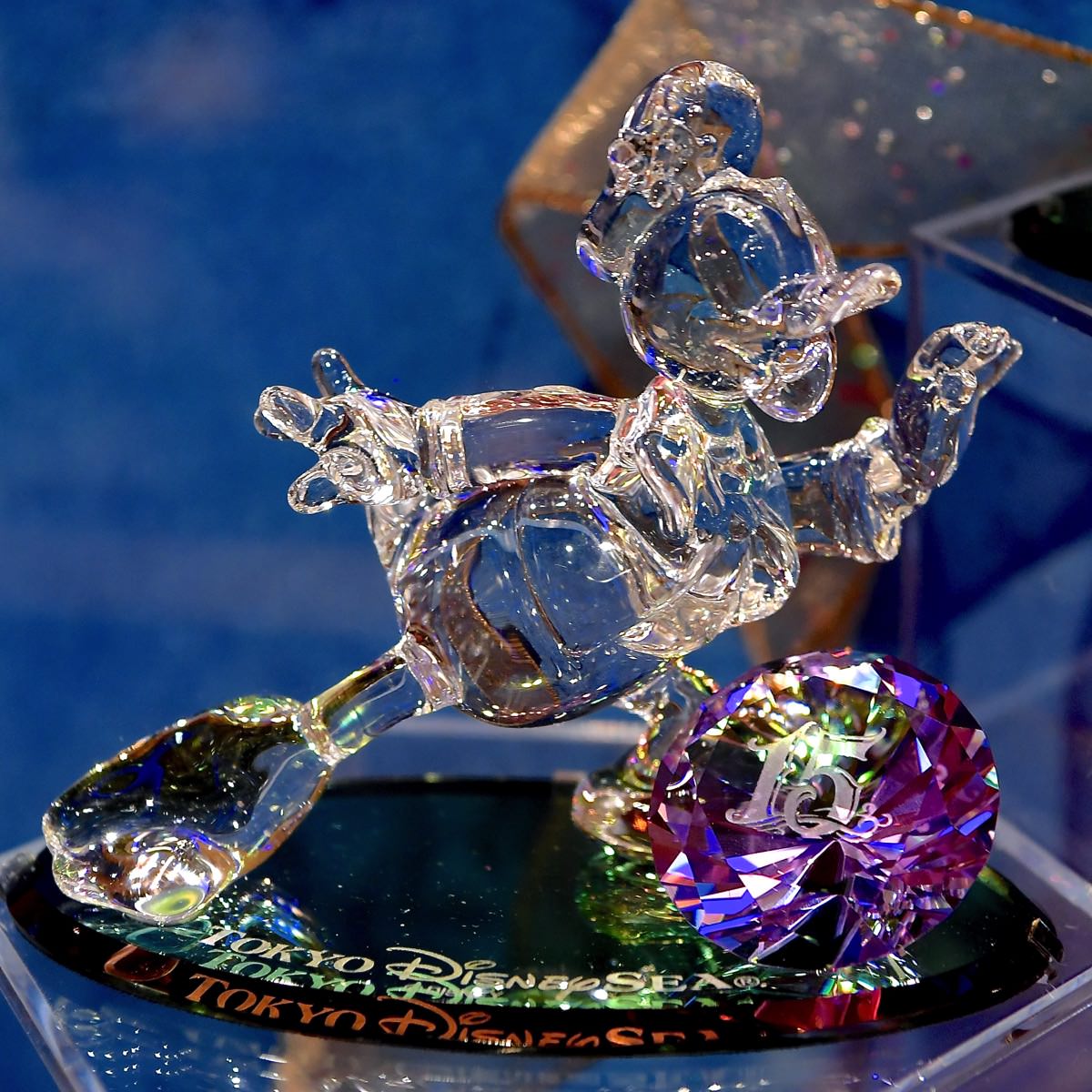 ディズニーリゾート ミッキー クリスタル 置物 人形 東京ディズニー