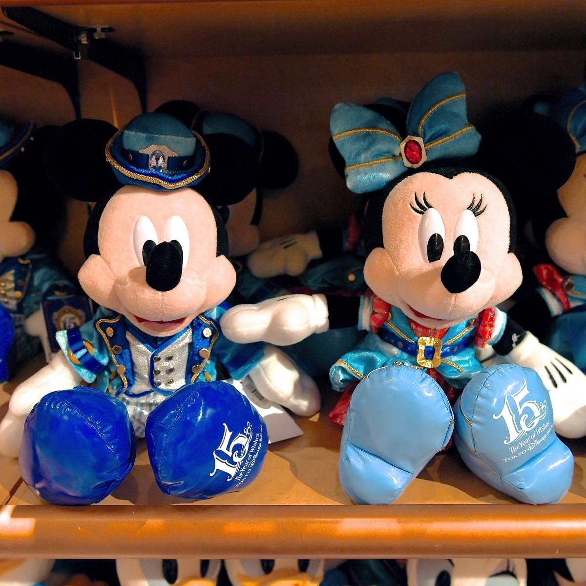 ディズニーランド 15周年 ミッキーマウス 大きめ ぬいぐるみ