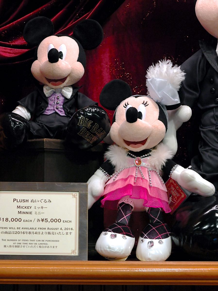 ショップ ミニー&ミッキー ぬいぐるみ2点セット BBBビッグバンド
