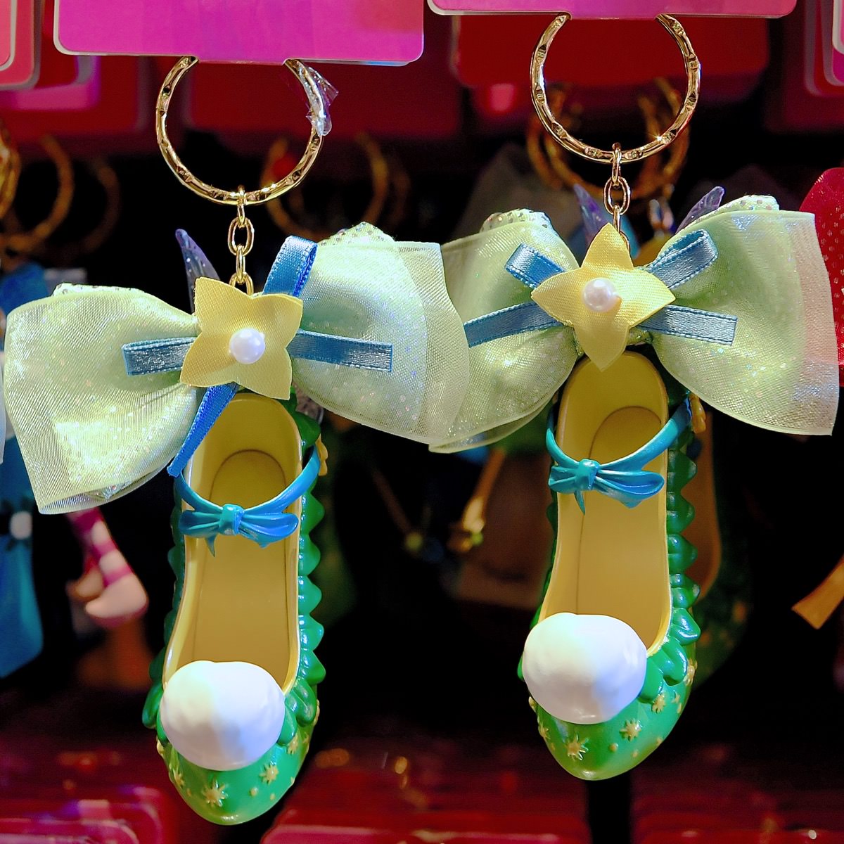 ディズニープリンセス キーホルダー ドレス 靴 ハイヒール ディズニー