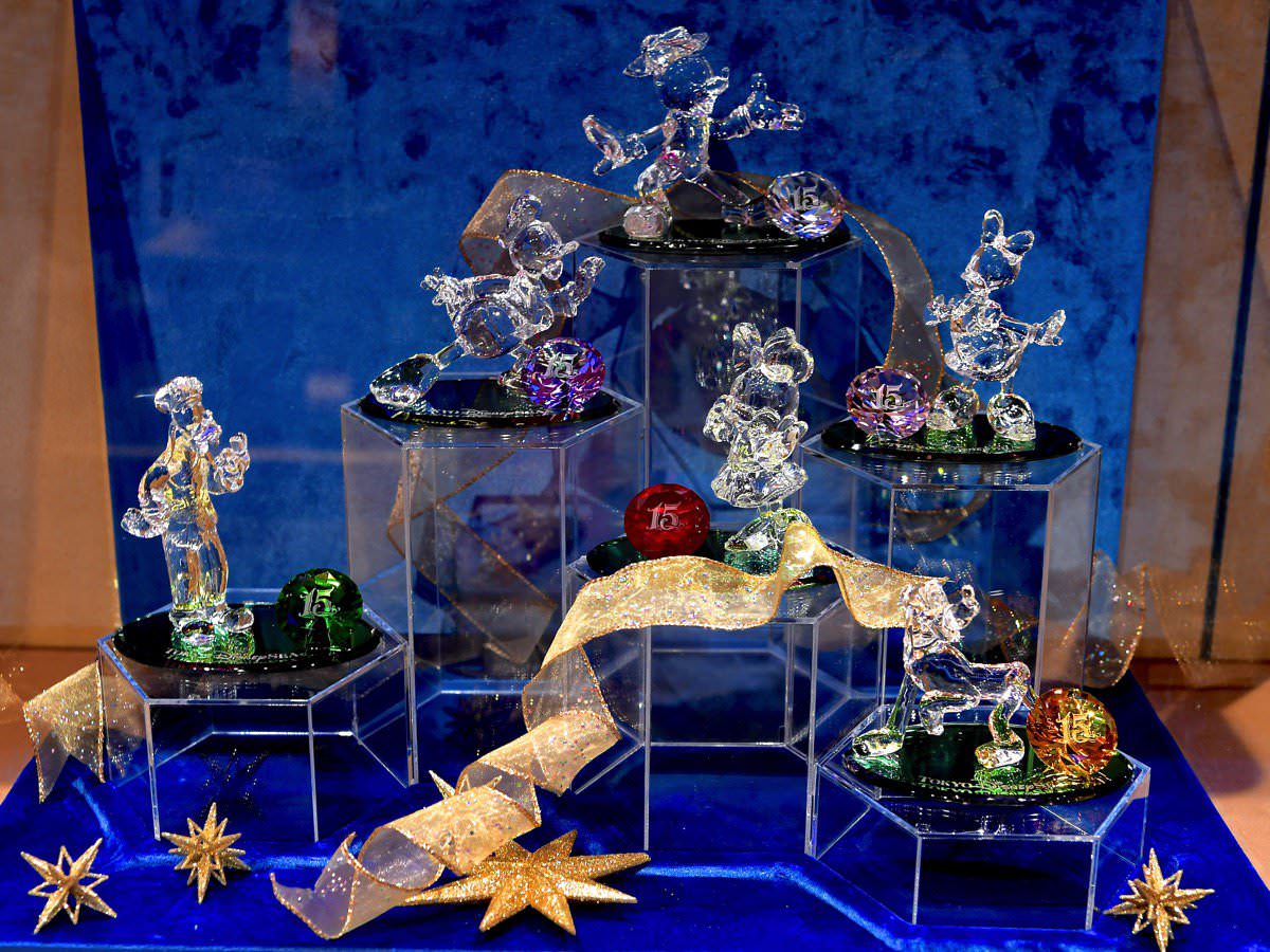 ガラス細工 ディズニーリゾート 15周年 ミッキー 東京ディズニー