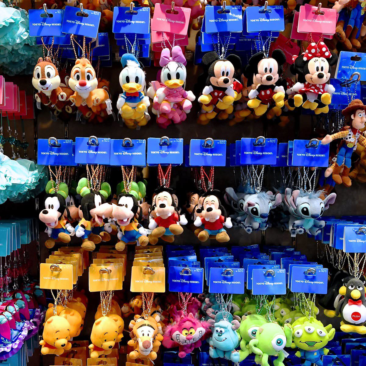 ころんとかわいい☆東京ディズニーランドキャラクターぬいぐるみ