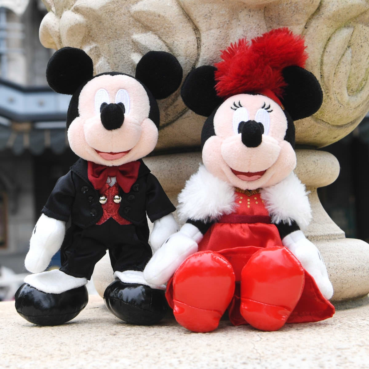 ショップ ミニー&ミッキー ぬいぐるみ2点セット BBBビッグバンド
