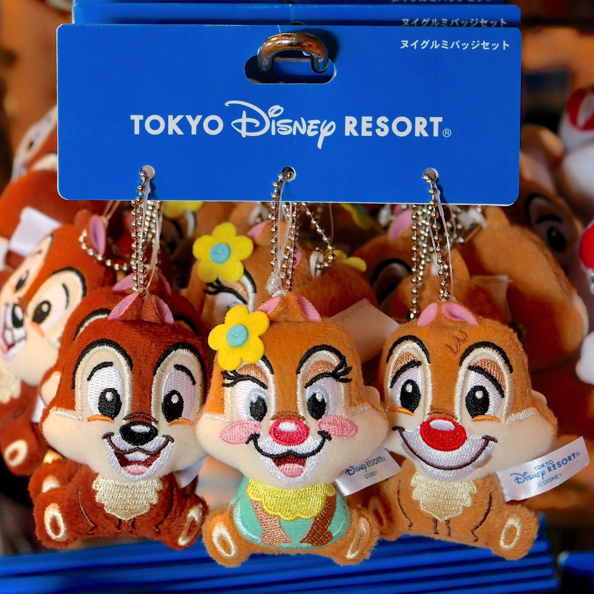 かわいいペアやトリオセット！東京ディズニーランド ぬいぐるみバッジ