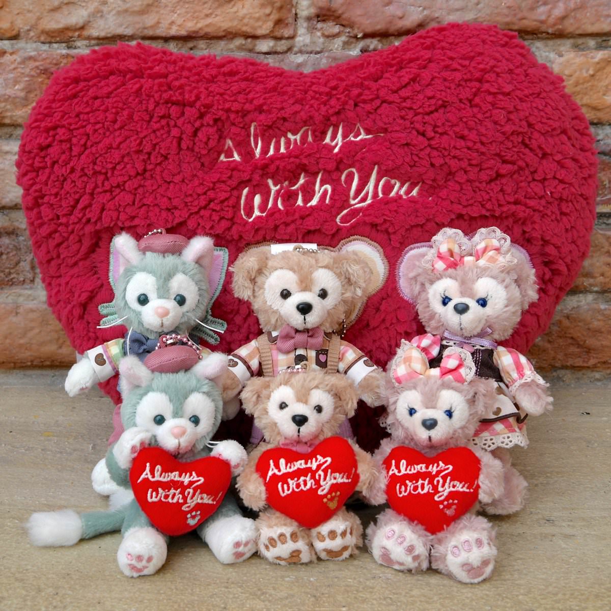 タグ付き✨】バレンタイン2017ぬいぐるみバッジ ダッフィー&シェリー