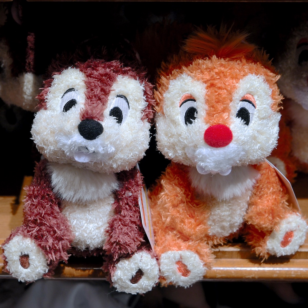 ディズニー ランド チップ&デール ぬいぐるみ キーホルダー チャーム