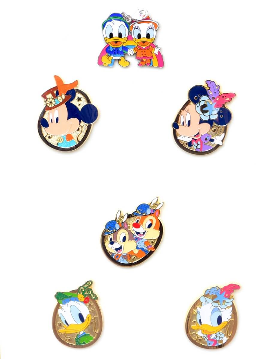 ディズニーモールピンバッジドナルド＆デイジーイースター