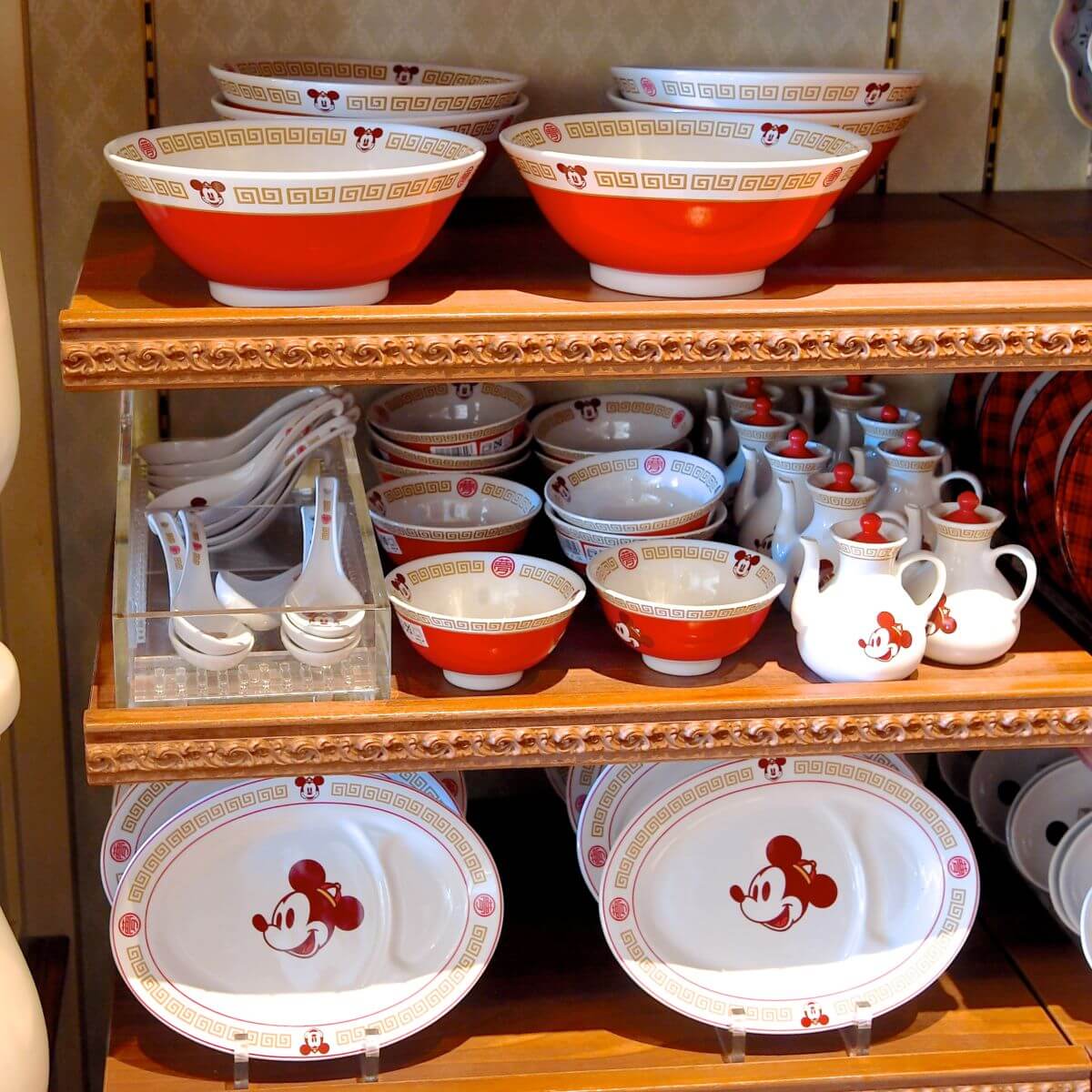 全6種類！東京ディズニーランド ミッキー中華食器 -