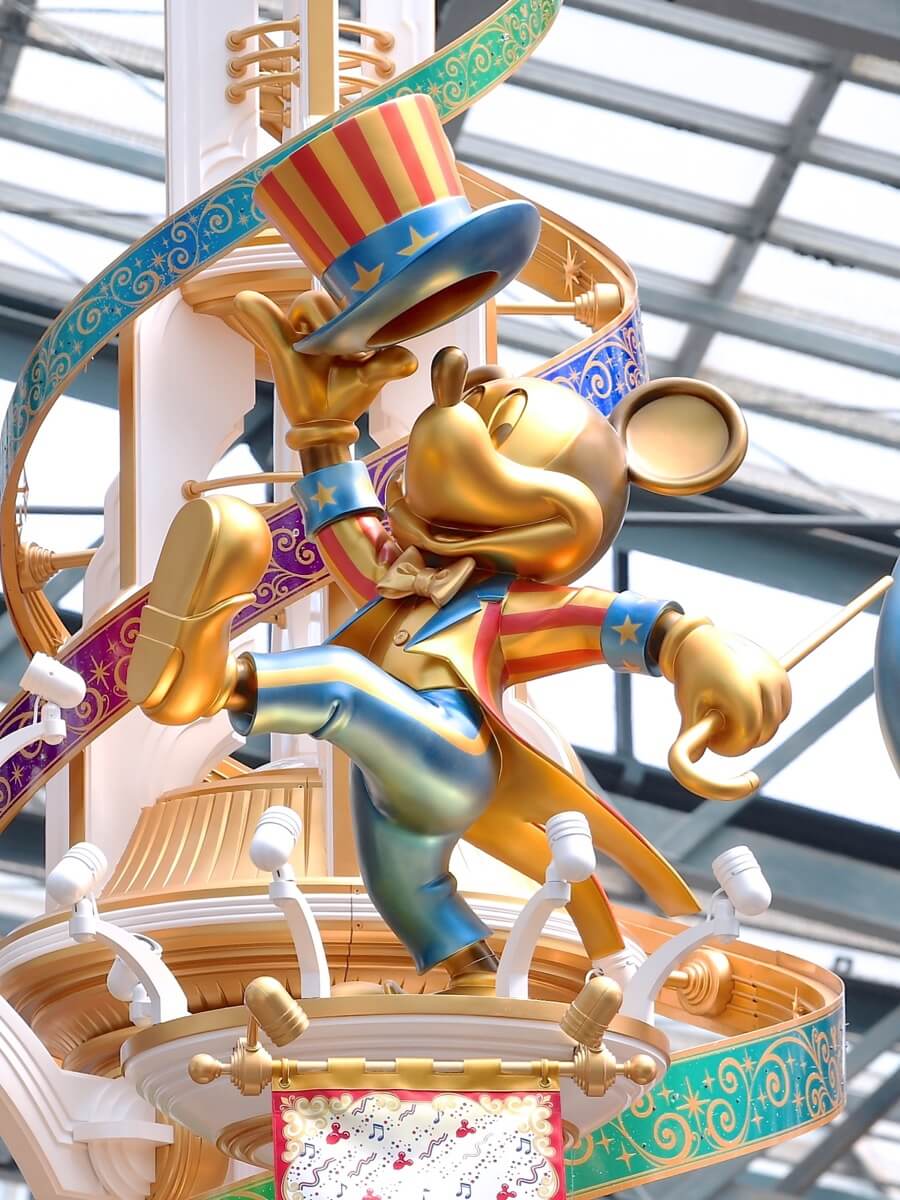 ディズニーランド 35周年 セレブレーションタワー フィギュア ミッキー