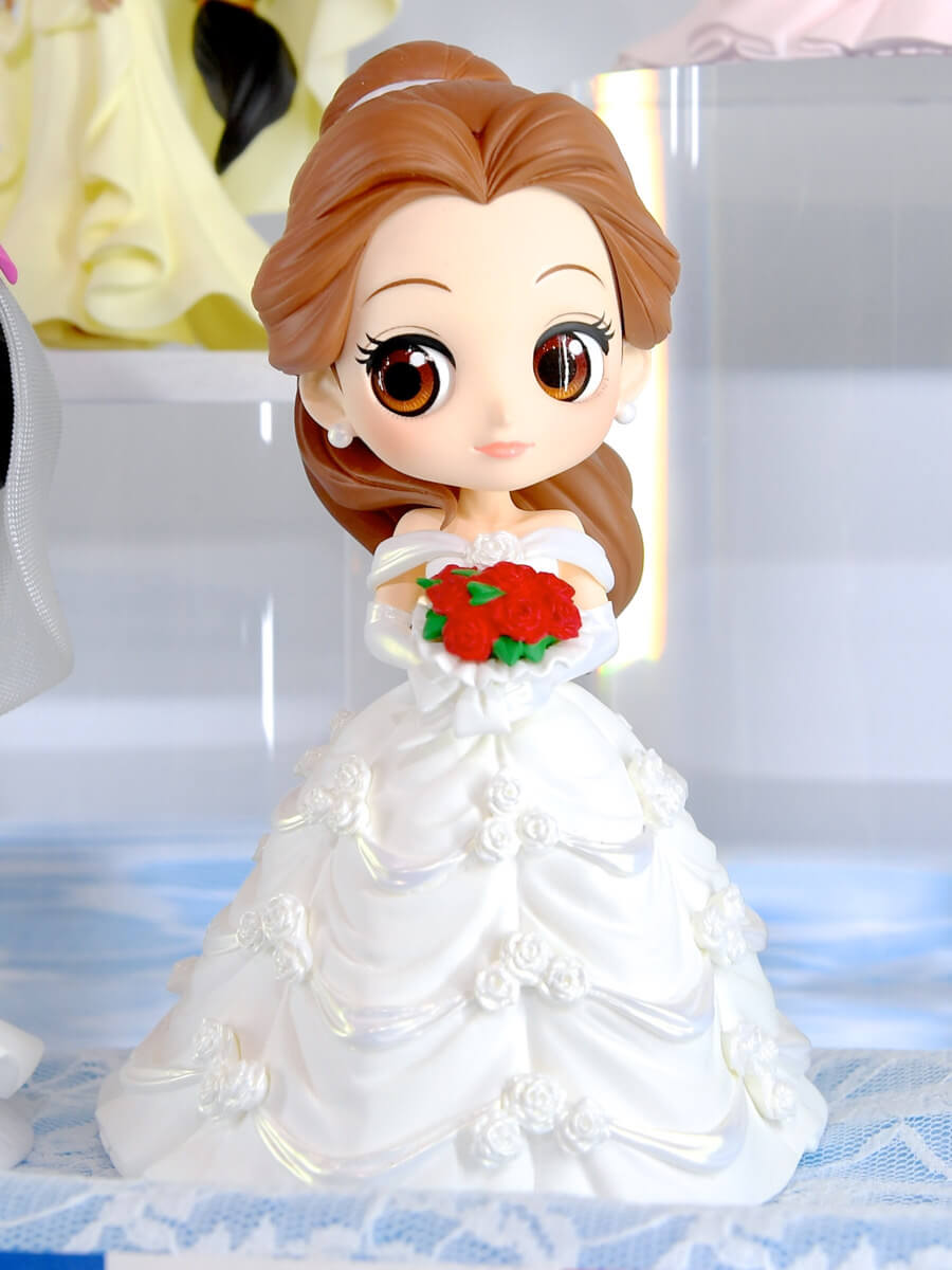qposket プリンセス ホワイトカラー ディズニー セット ウエディング