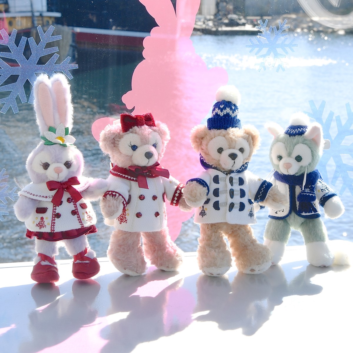 ダッフィー クリスマス ぬいぱ 6人セット 上海ディズニー クリスマス