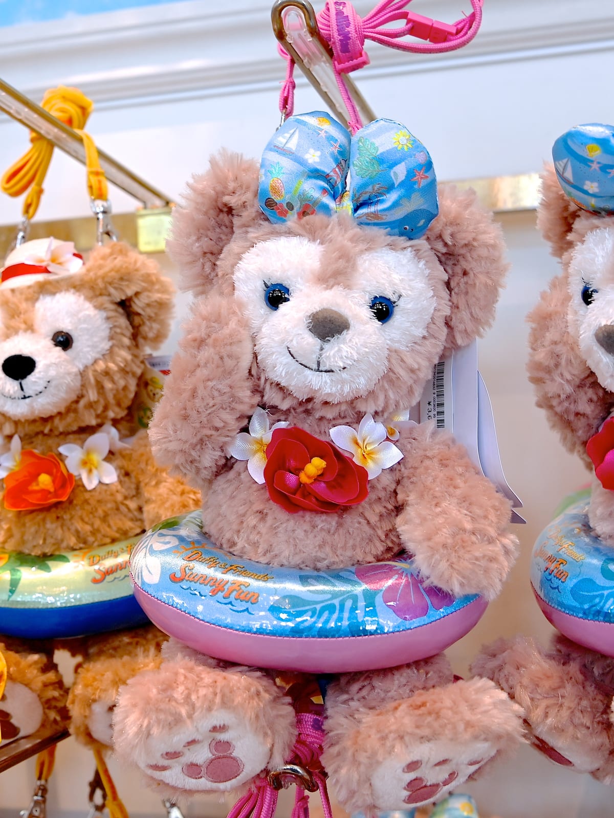 サニーファン2019 ディズニー ダッフィ ぬいぐるみバッジ キーホルダー