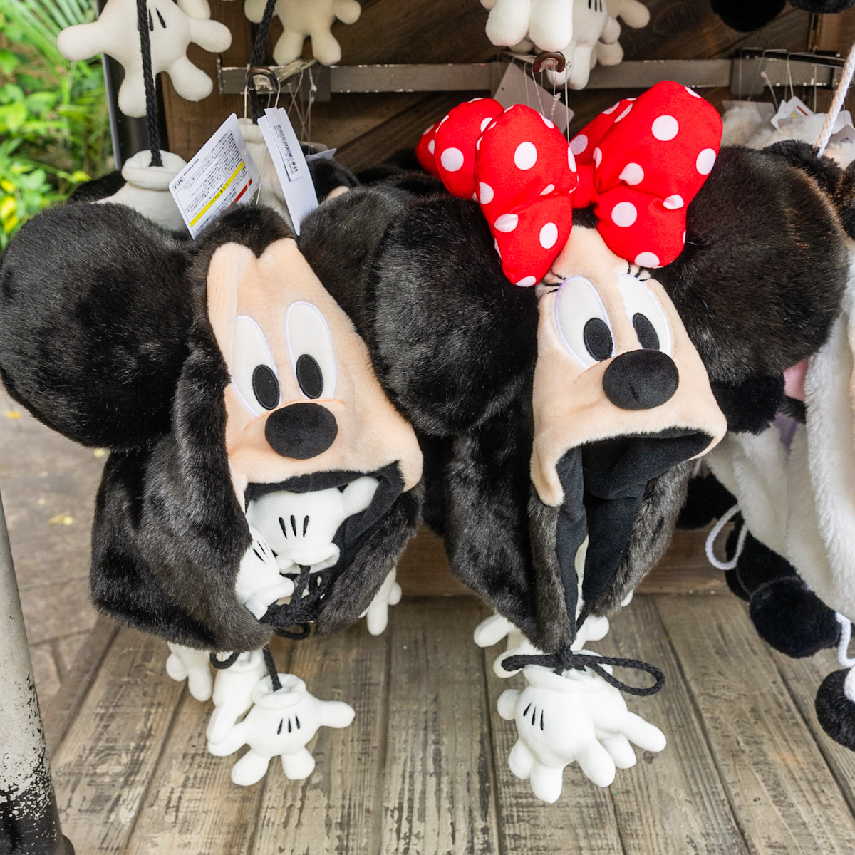 ミニーマウス ヒョウ柄キャップ ミニーマウス ヒョウ柄ファンキャップ