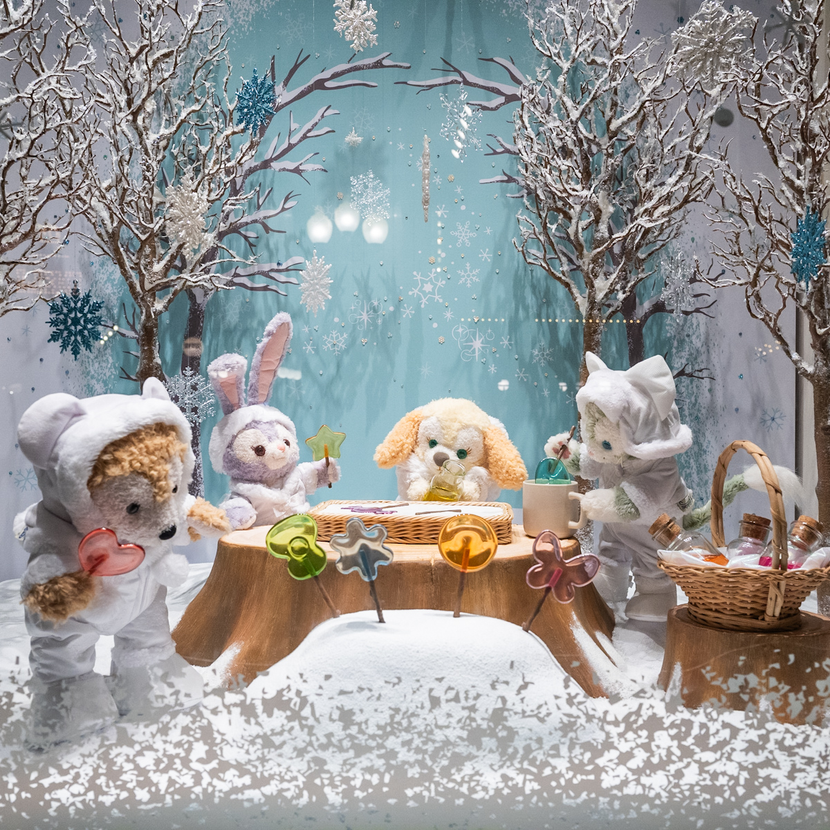 ダッフィー＆シェリーメイ 冬のストーリータイム着せ替えセット 【公式