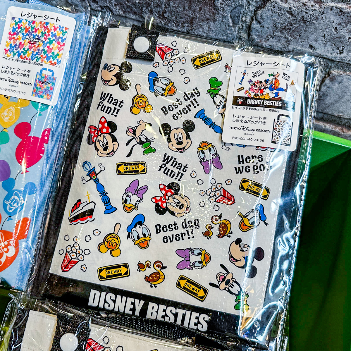 DISNEY BESTIES（親友）デザイン！東京ディズニーランド レジャーシート -