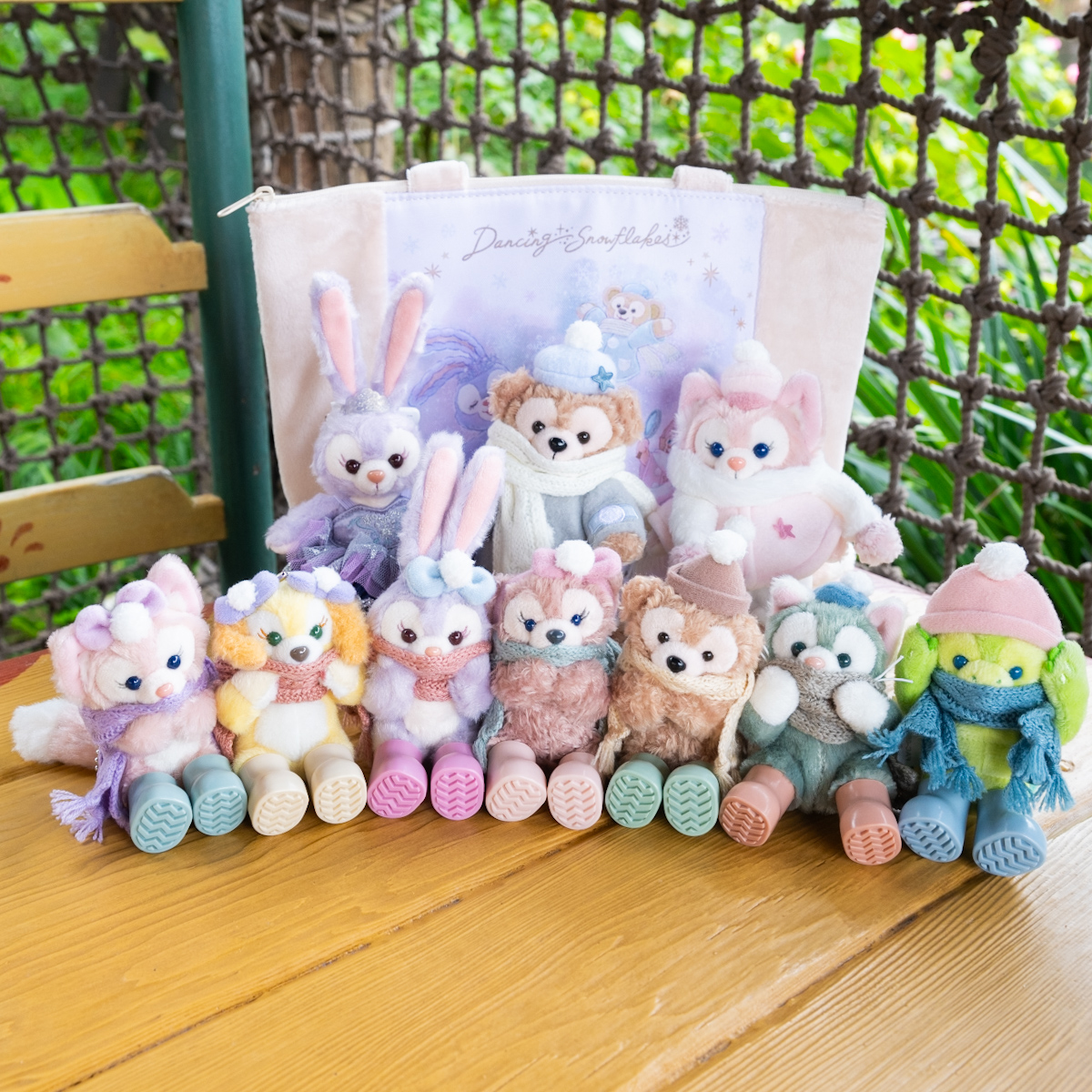 東京ディズニーシー ダンシングスノーフレークス ぬいぐるみバッジ 3体