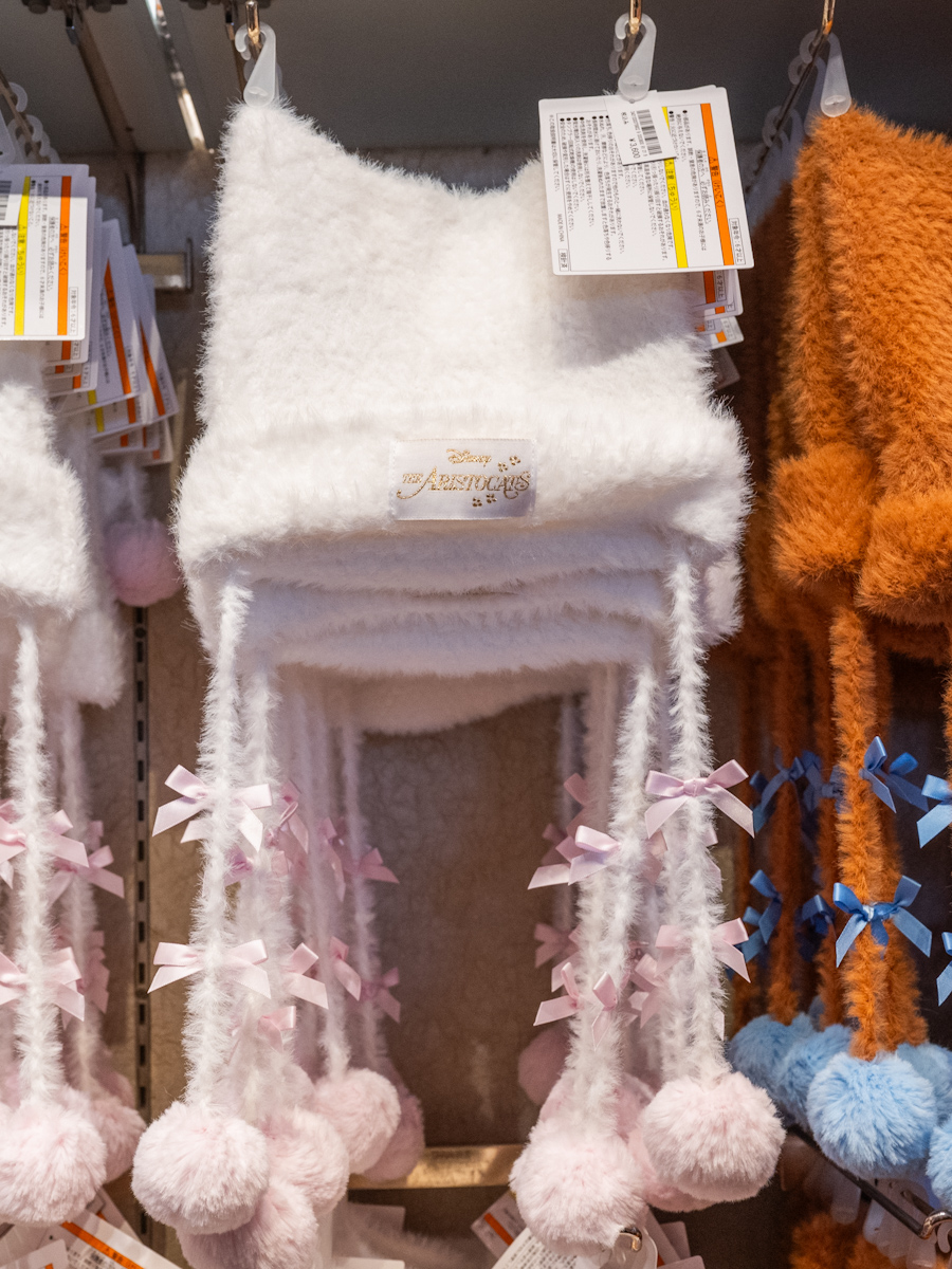 ディズニーリゾートおしゃれキャットニットキャップ