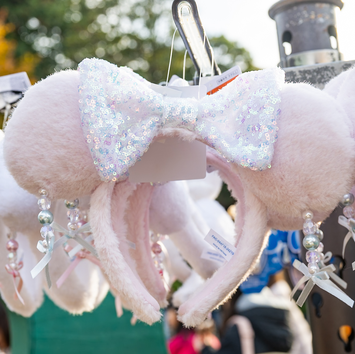 ディズニー 水玉 カチューシャ イヤリング ミニーカチューシャ 赤 水玉