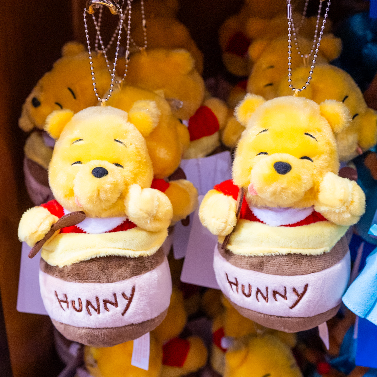 激レア新品タグ付きくまのプーさん ストラップ付きぬいぐるみボール