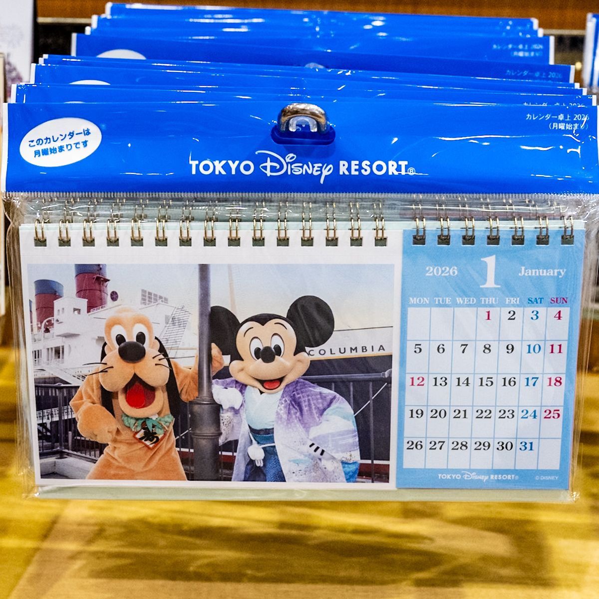 東京ディズニーリゾート カレンダー 2026 2部セット