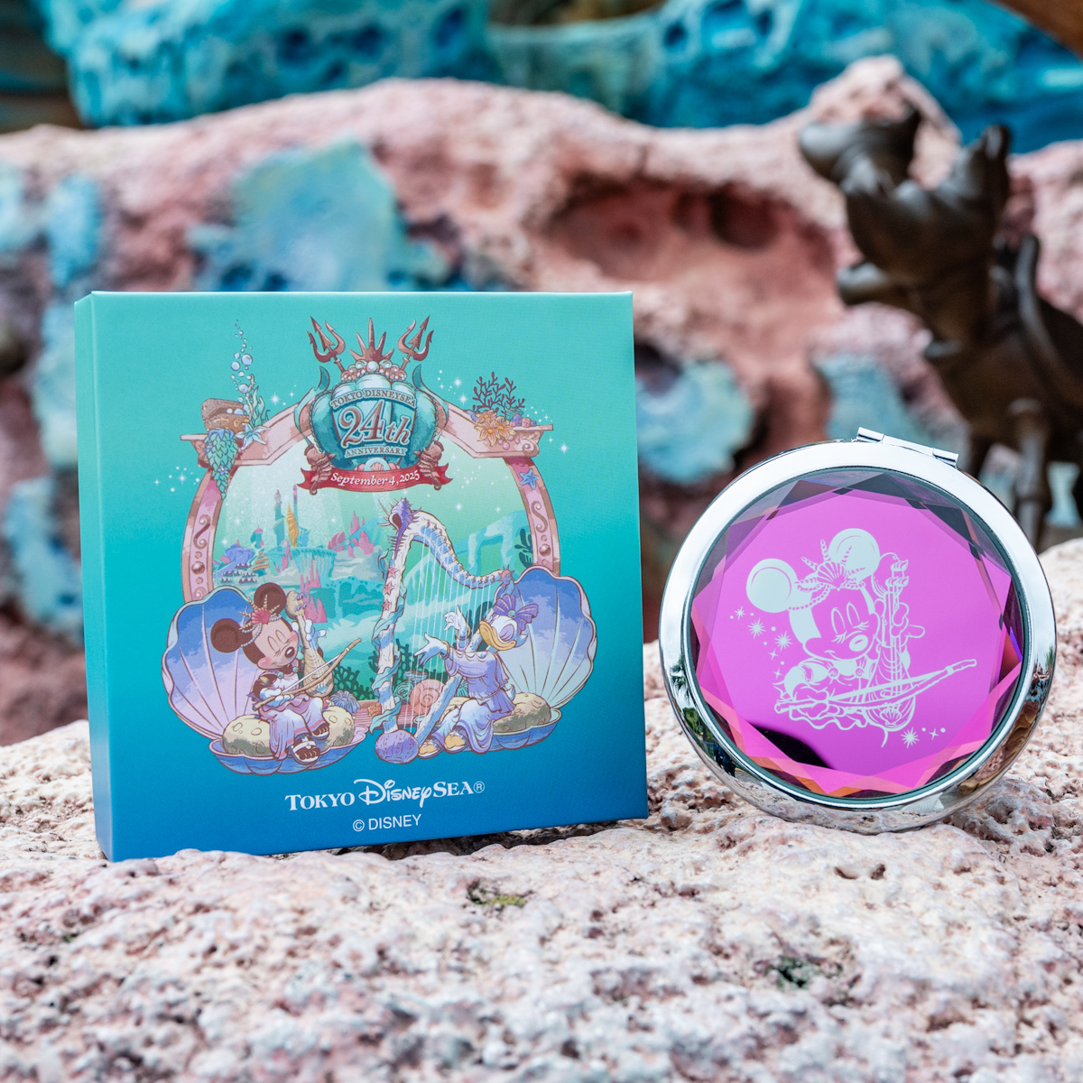 ディズニーシー24周年限定♡ミラー&ボールペン マーメイドクリスマス