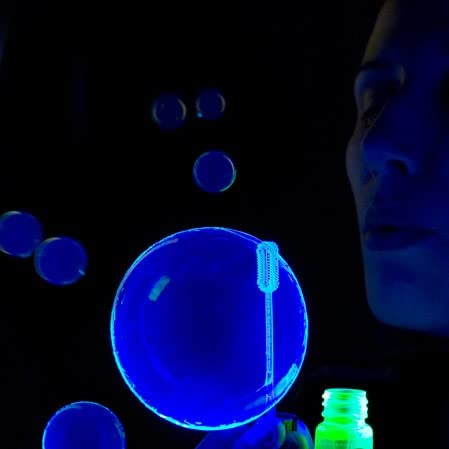 Amazon.com: Tekno Bubbles - Blue UV Blacklight Reactive - Half
