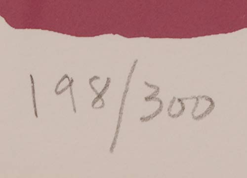 ジョン・ボッツ「花」シルクスクリーン,シートのみ,額なし,ラスト1