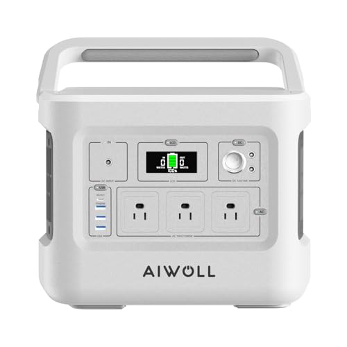 Amazon.co.jp: AIWOLL ポータブル電源 リン酸鉄リチウム 1024Wh