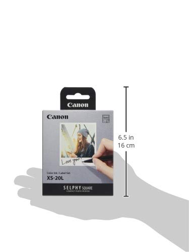 Amazon.co.jp: Canon SELPHY SQUARE QX10/QX20 Color Ink/Label Set XS