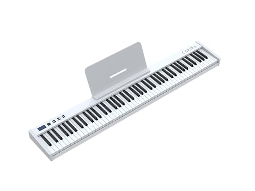 Amazon | Carina 電子ピアノ 88鍵盤 キーボード 軽量スリム 充電式
