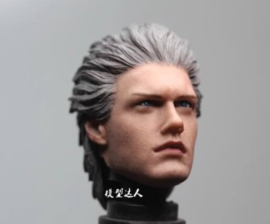 Amazon | 1/6 男性 フィギュア用 VER ヘッド | 人形・ドール | おもちゃ