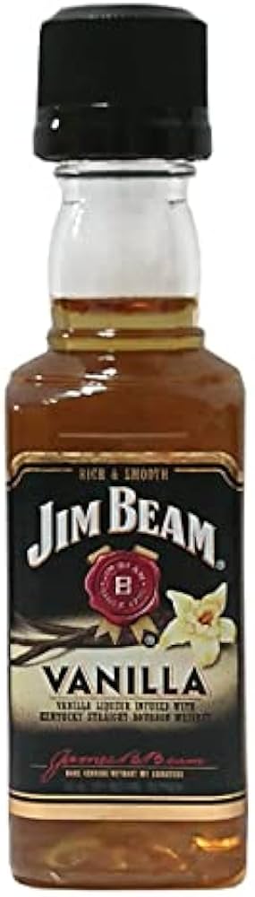 Amazon.co.jp: ジムビーム バニラ ミニチュア 35度 50ml [並行輸入品