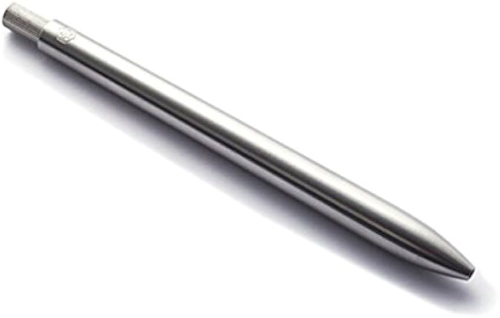 Amazon | アジョト The Pen NATURAL STAINLESS STEEL | 水性ボールペン