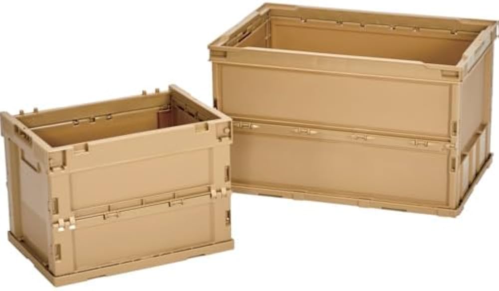 Amazon.co.jp: トラスコ中山(TRUSCO) 薄型折りたたみコンテナ 50L