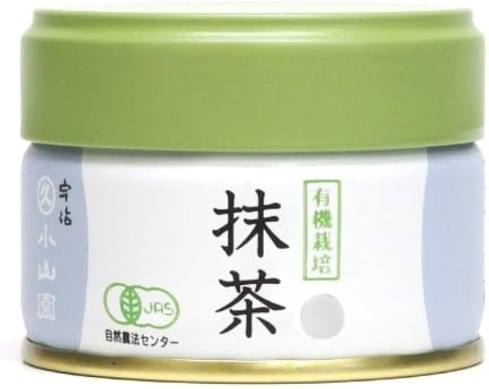 丸久小山園 有機栽培抹茶 銀印 20g缶×3 Amazon | 丸久小山