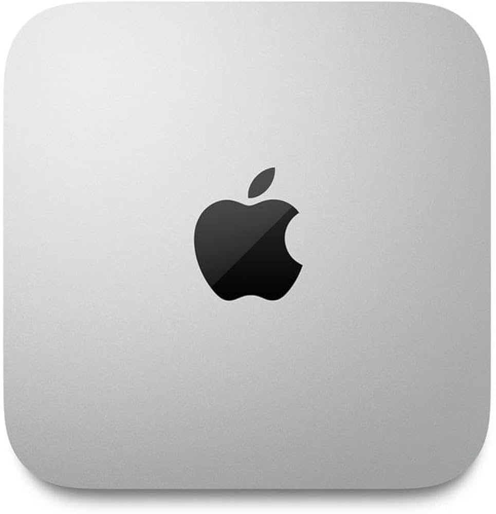 Mac mini: Apple M1 chip with 8‑core CPU and 8‑core GPU, 512GB SSD