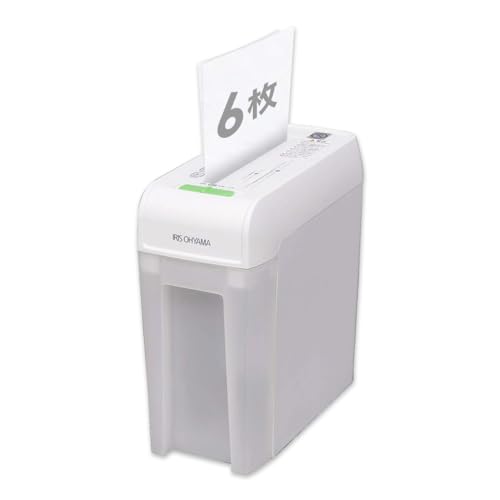 Amazon | アイリスオーヤマ 静音シュレッダー 家庭用 細断枚数6枚