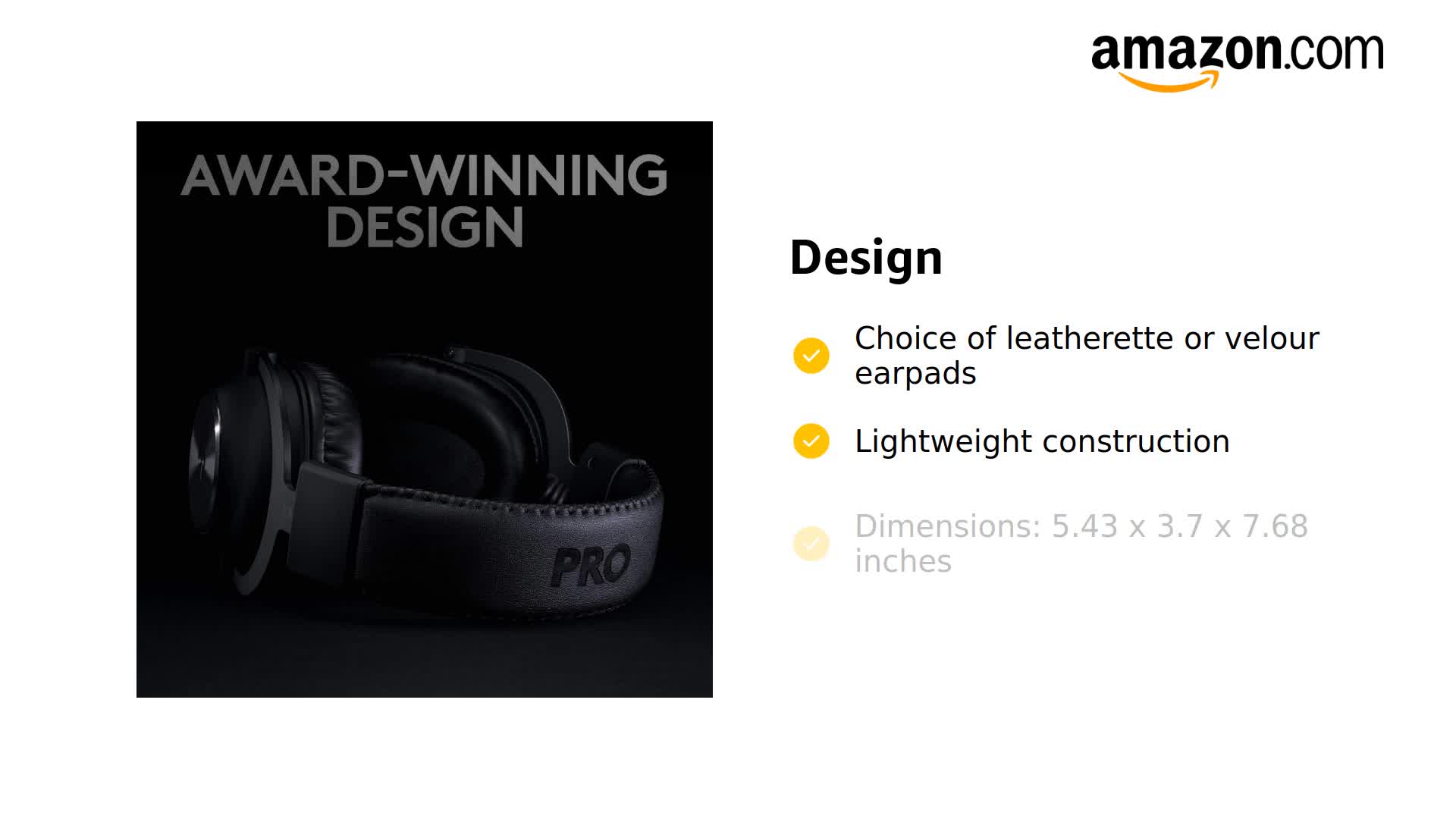 Amazon.com: Logitech G PRO X Wireless Lightspeed Gaming Headset