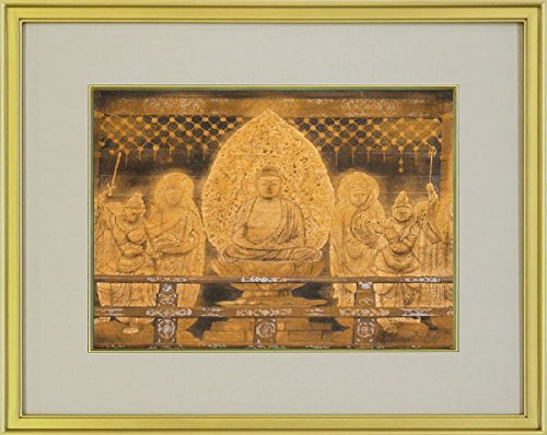 中尊寺金色堂華美心象図 油彩画・油絵